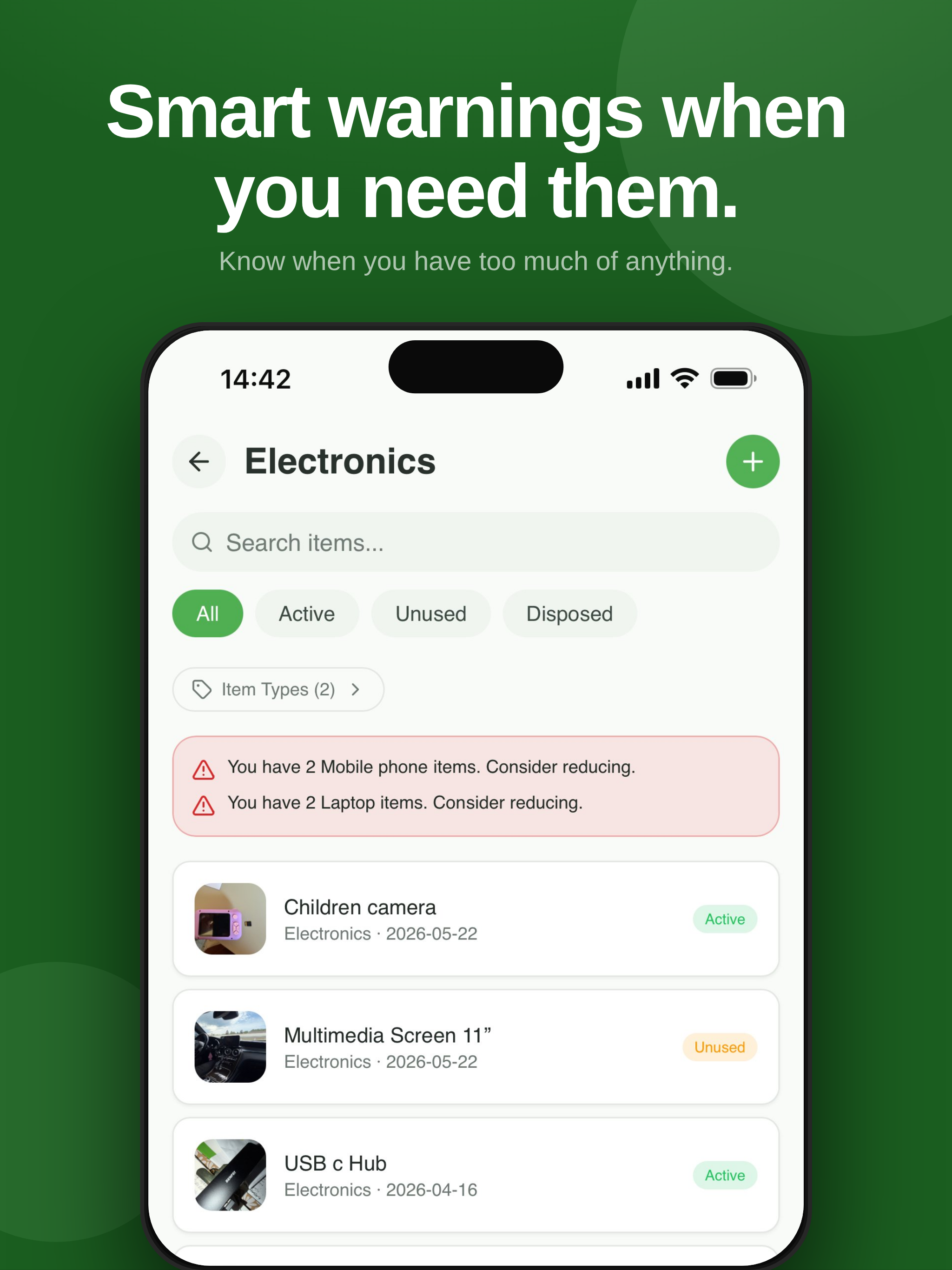 Ownly - Personal Inventory App