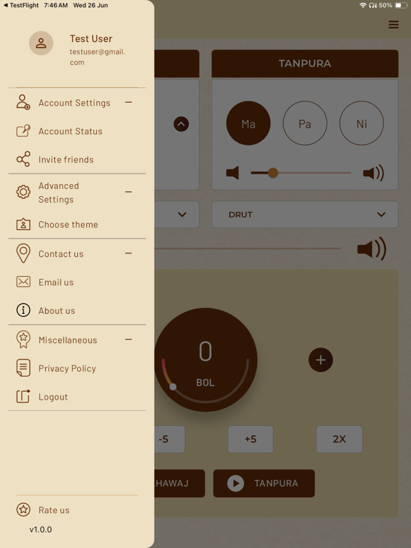 Pakhawaj iPad screenshot 4 - Music app