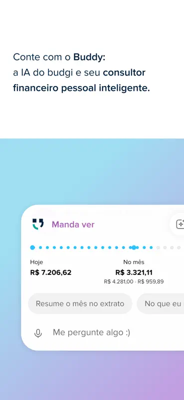 budgi: Finanças com IA screenshot 3 of 6