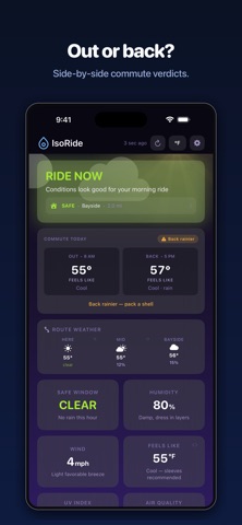 IsoRide: Cycling Weather screenshot