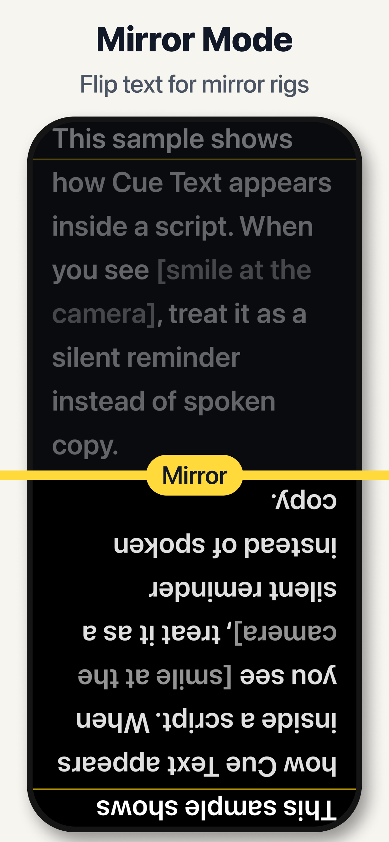Video Teleprompter: Record