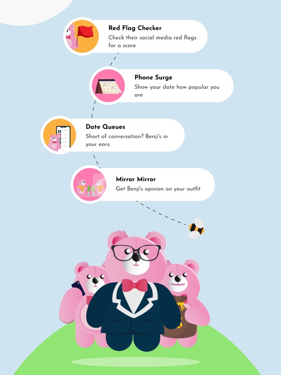 Benji the Bear iPad screenshot 4 - Social Networking app