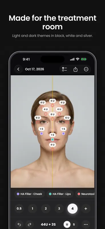 Injector Planner: Mapa Botox screenshot 8 of 8