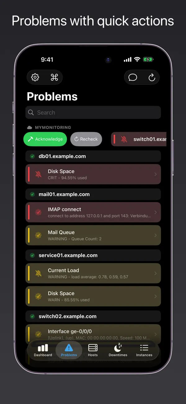 Screenshot #2 pour easyNag Monitoring