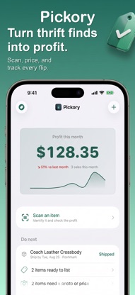 Pickory: Resell Profit Tracker screenshot 1