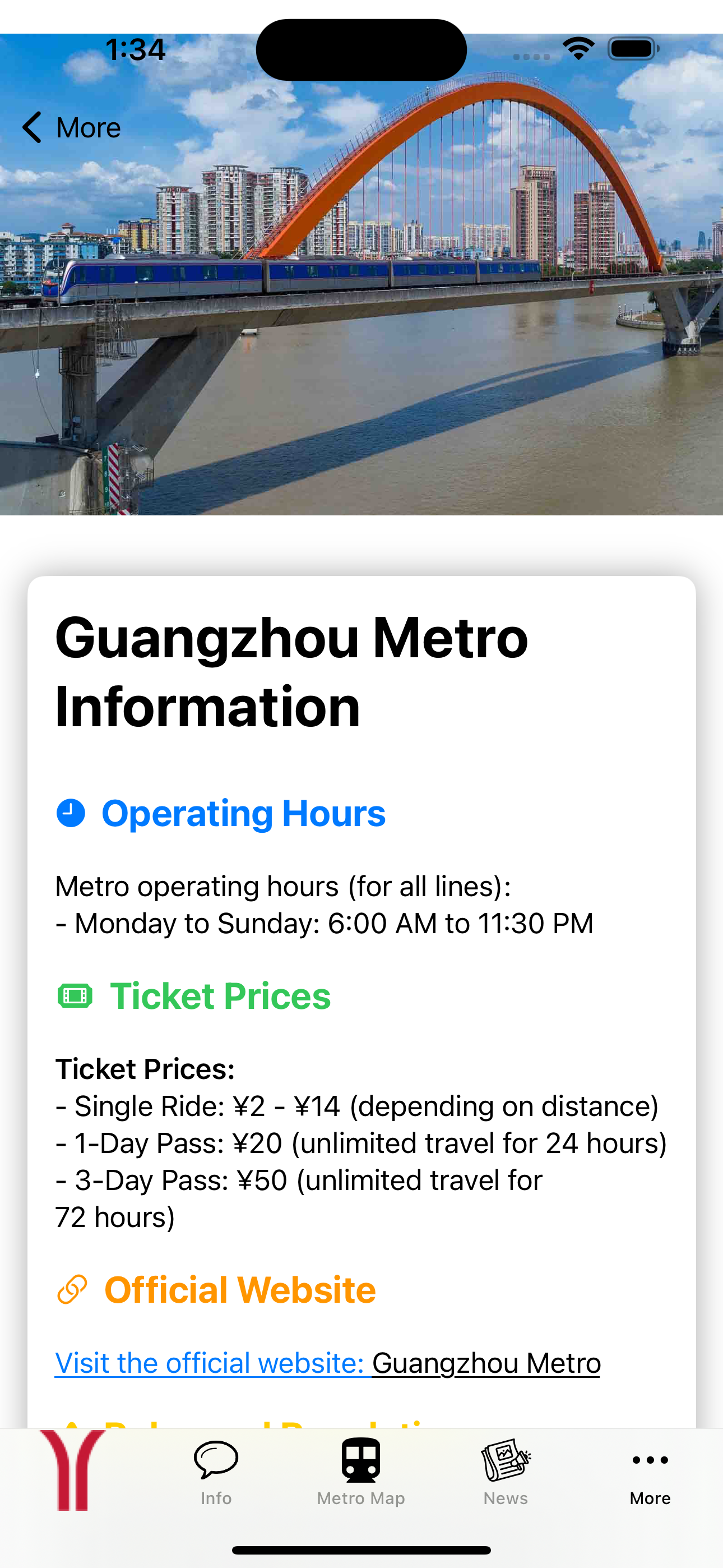 Guangzhou Subway Map