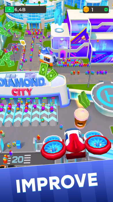 Diamond City: Idle Tycoon Screenshot