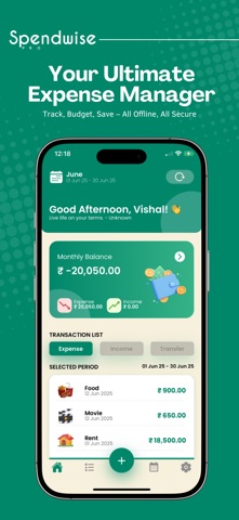 Spendwise Pro screenshot