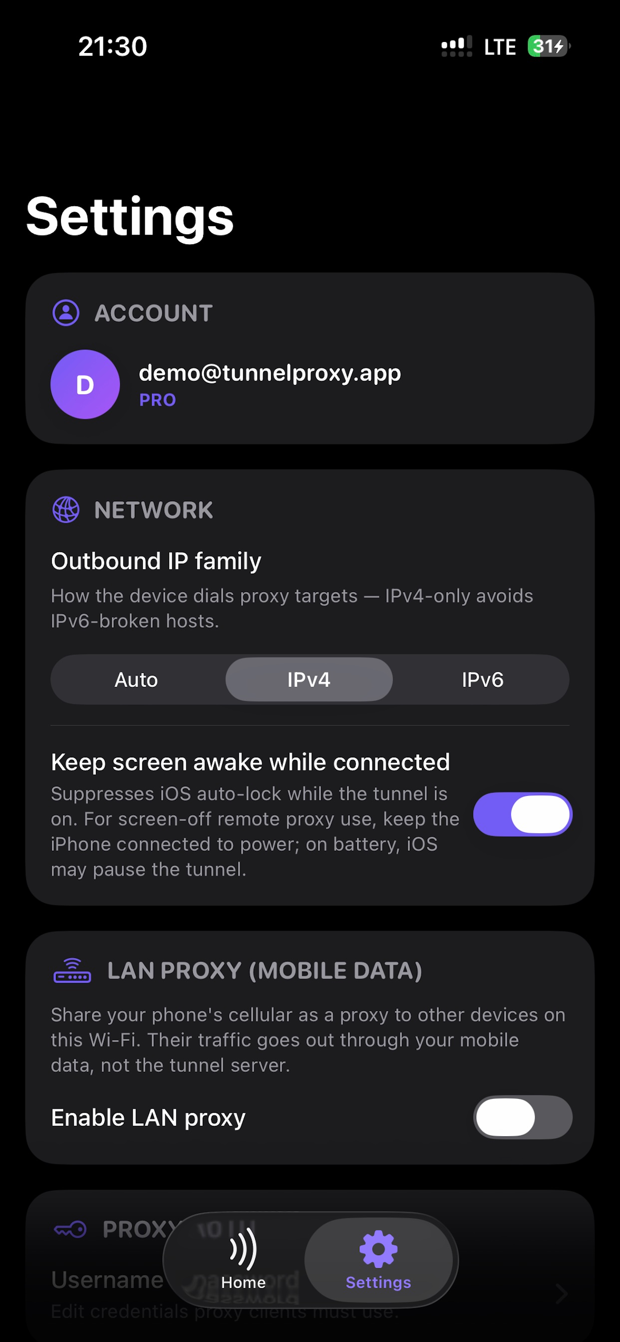 TunnelProxy screenshot 3