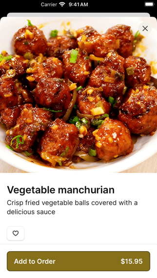 Taste of India KY iPhone screenshot 3 - Food & Drink app