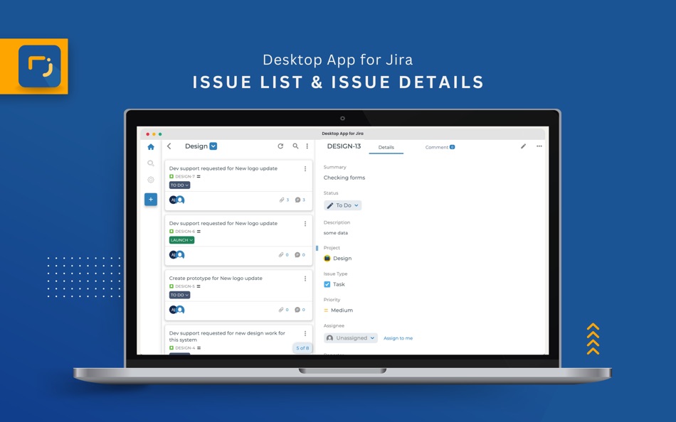 #1. Desktop App for Jira (macOS) Podle: Infosysta DWC LLC