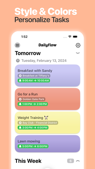 DailyFlow - Easy Daily Planner Screenshot