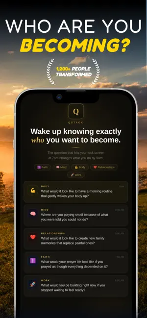 Qstack Daily Mindset Questions screenshot 1