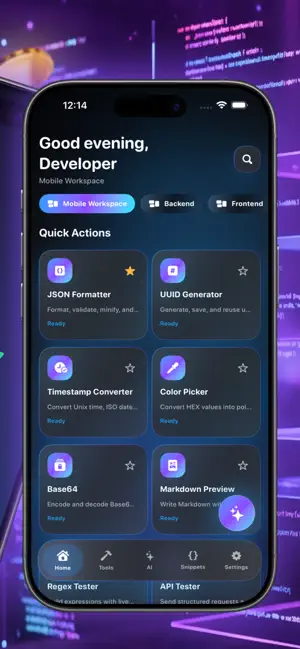 One Dev Tools iPhone screenshot 3
