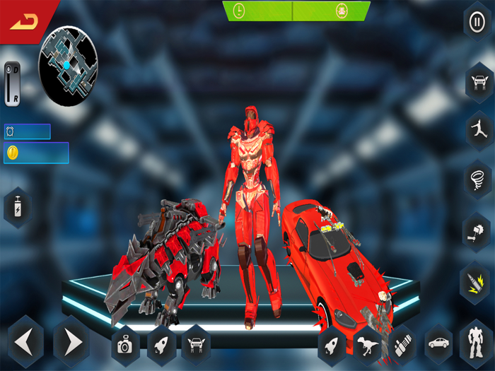 Super Robot-Car Transform Game