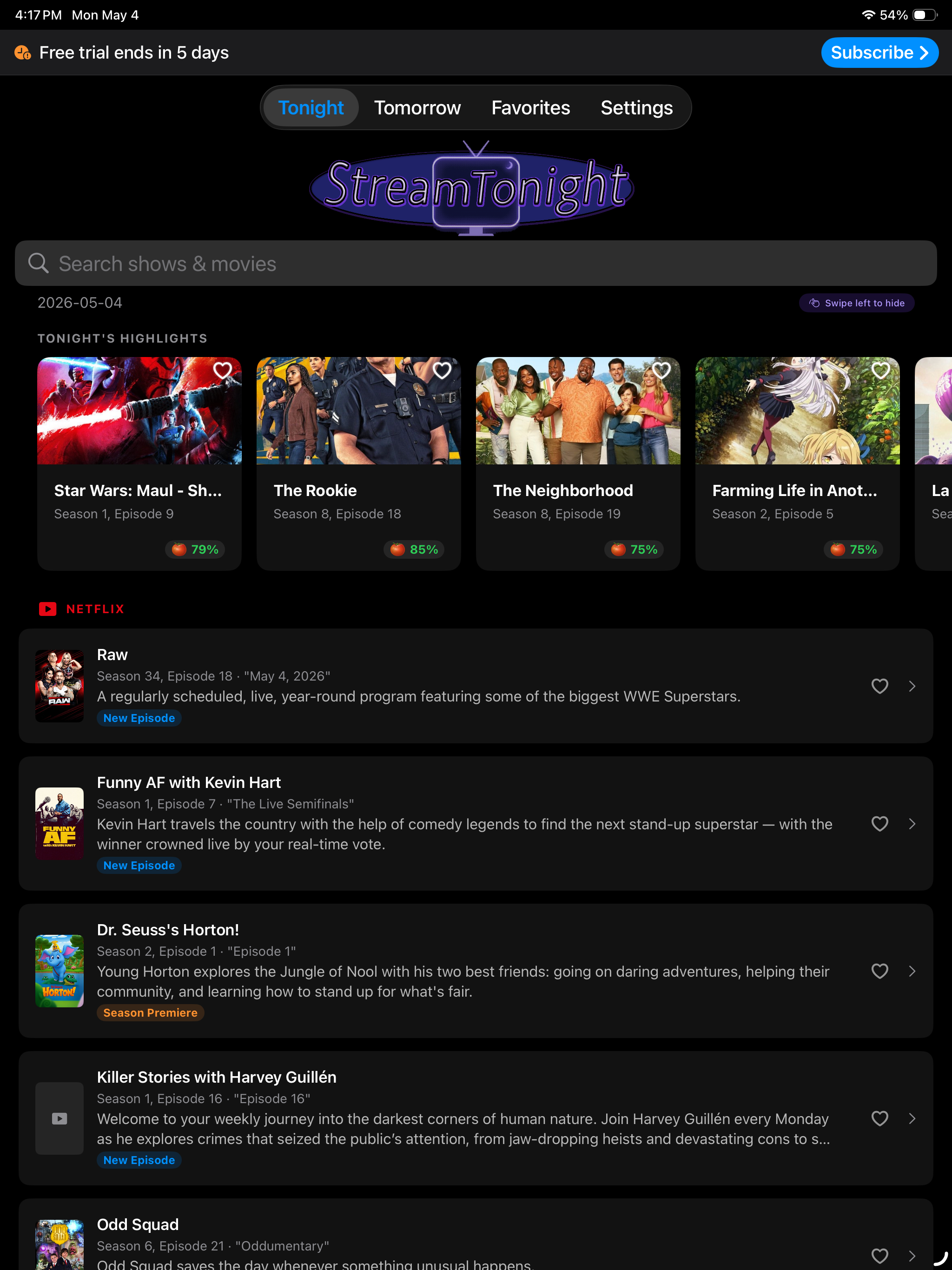 StreamTonight screenshot 6