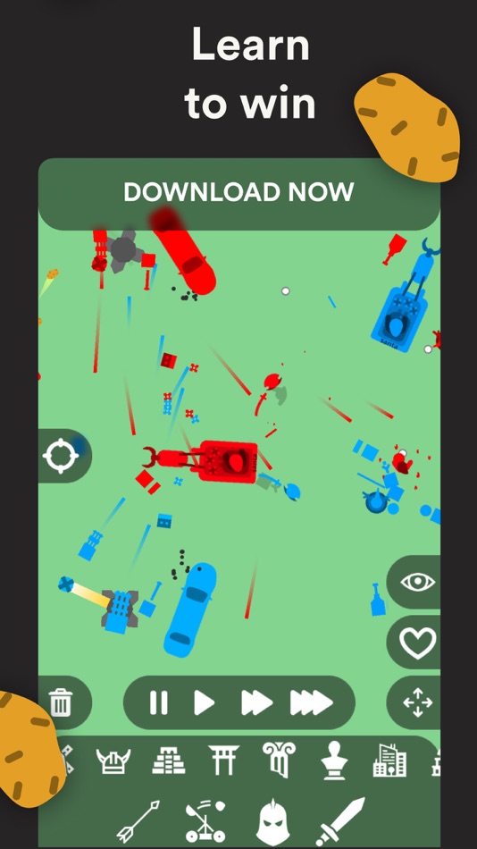 #2. 2D Battle Simulator (iOS) 由: Pavel Manzhos