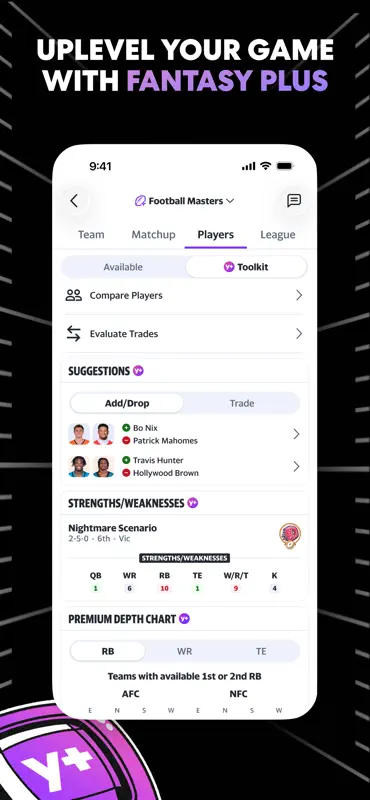 Yahoo Fantasy Sports: NFL, MLB screenshot 6 of 10