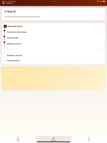 Ruta 22 iPad screenshot