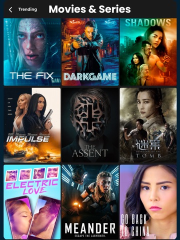 CLICK: Movies & TV iPad screenshot