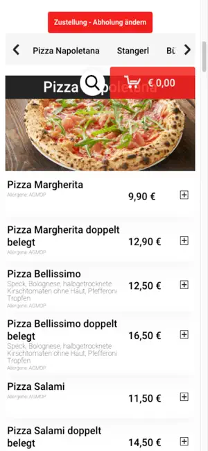 Bellissimo Original screenshot 2