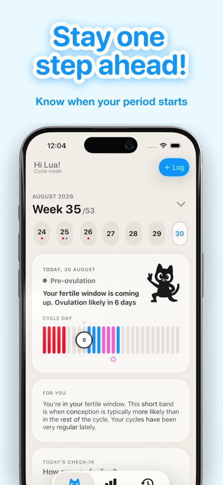 Lua: Period & Birth Control screenshot 1