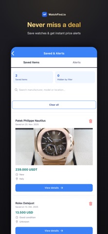 WatchFind.io screenshot