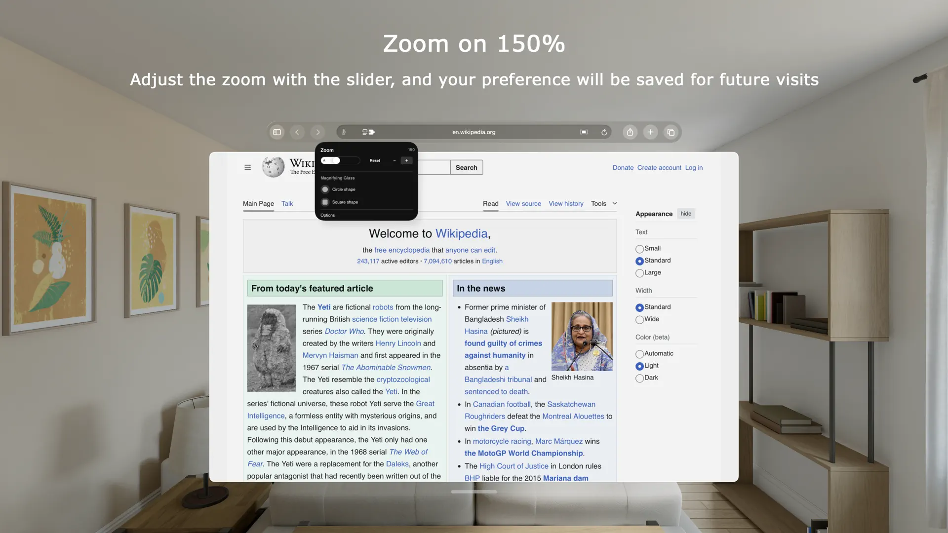 Zoom for Safari screenshot 2