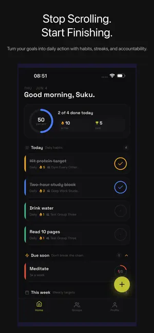 LockIn: Track your habits screenshot 1