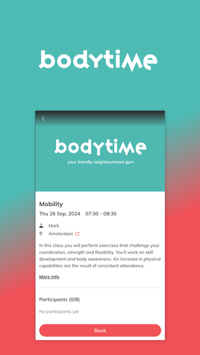 BodyTime Gym Screenshot