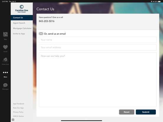 Carolina One MOBILE iPad screenshot 4 - Lifestyle app