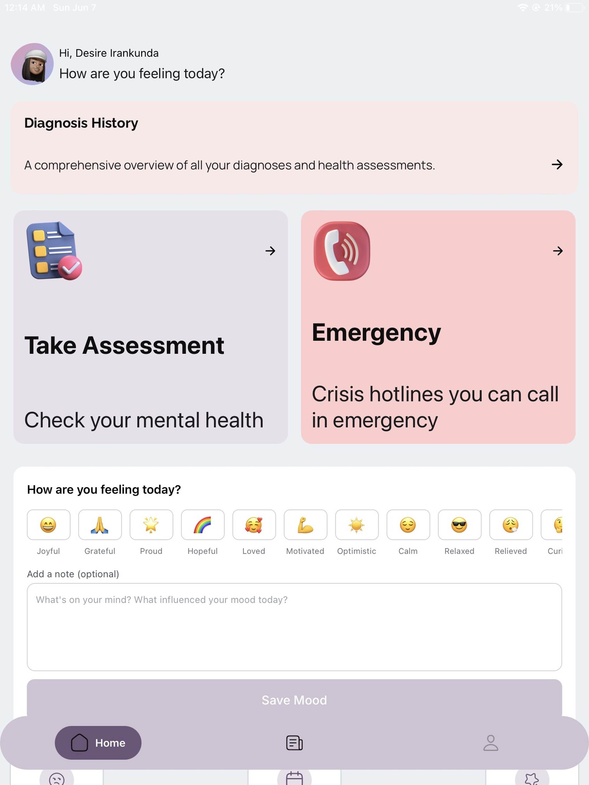 Kupona Mental Health App