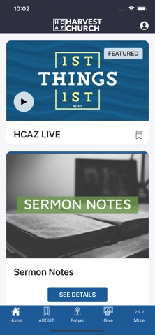 HCAZ app screenshot