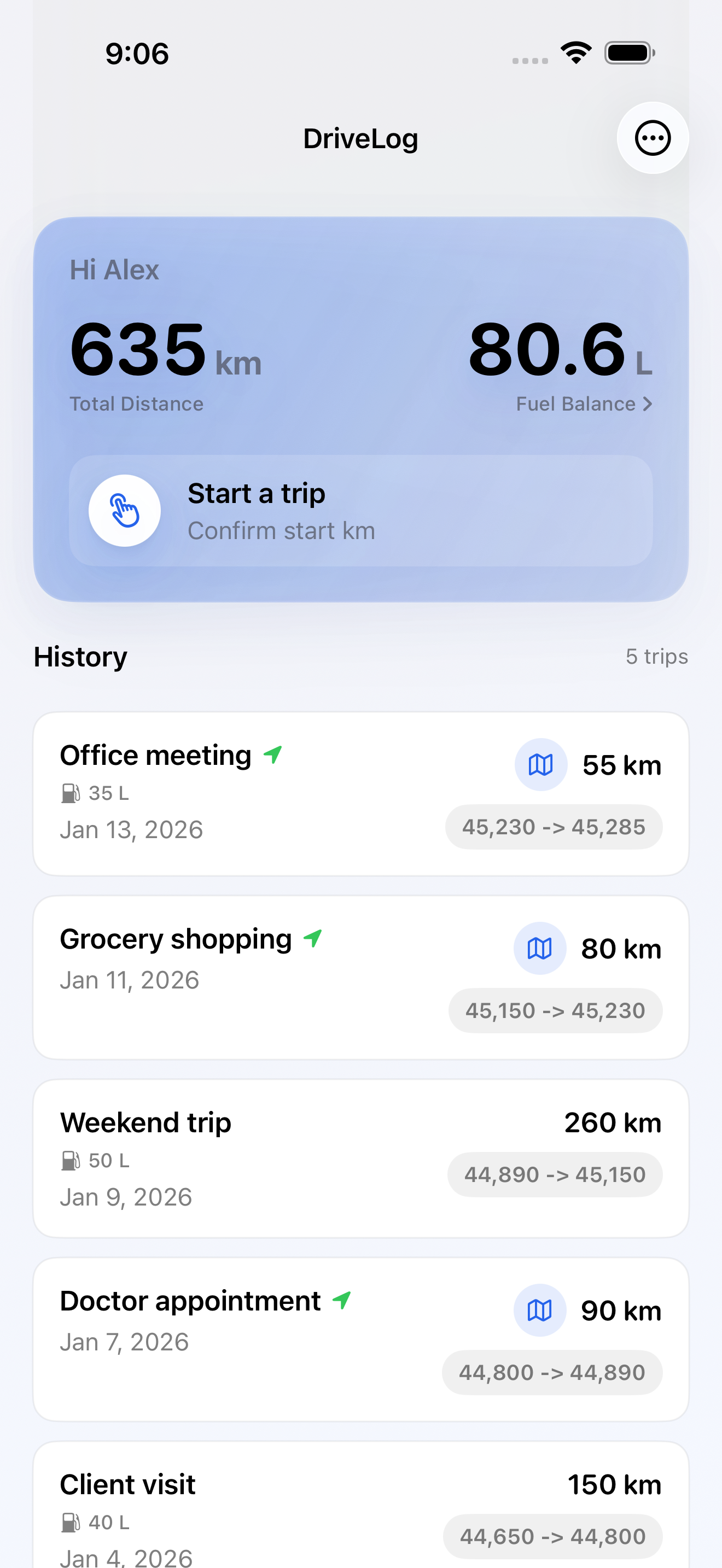 DriveLog – Mileage Tracker screenshot 4