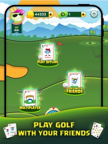 Play Nine: Golf Card Gameのおすすめ画像1