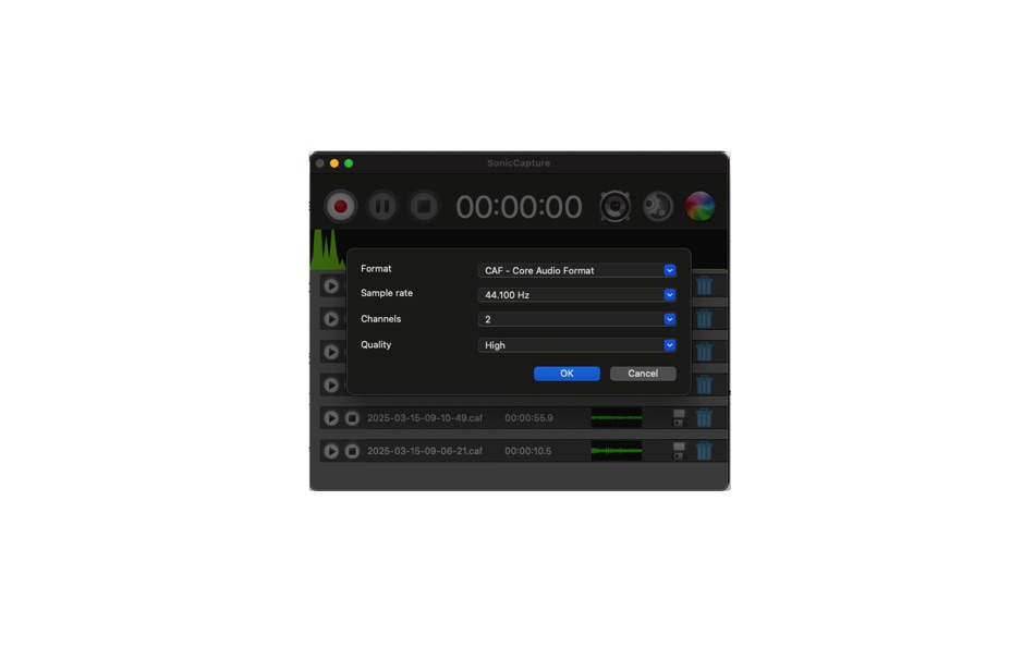 #5. Audio Recorder Pro: Sound Rec (macOS) 由: Alessandro Gimenes Ferri