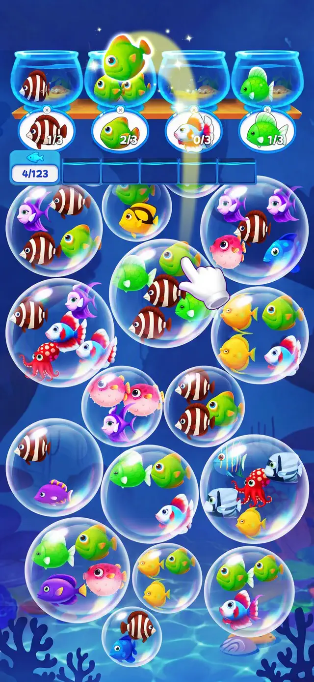 Fish Sort Puzzle - Bubble Jam screenshot 1