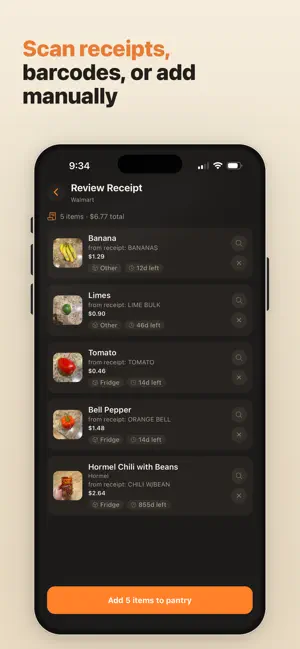 Pantry Macro Tracker screenshot 2