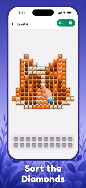 Calm Coloring: Diamond Puzzle screenshot 1