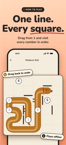 Longdog: Number Path Puzzle screenshot 2