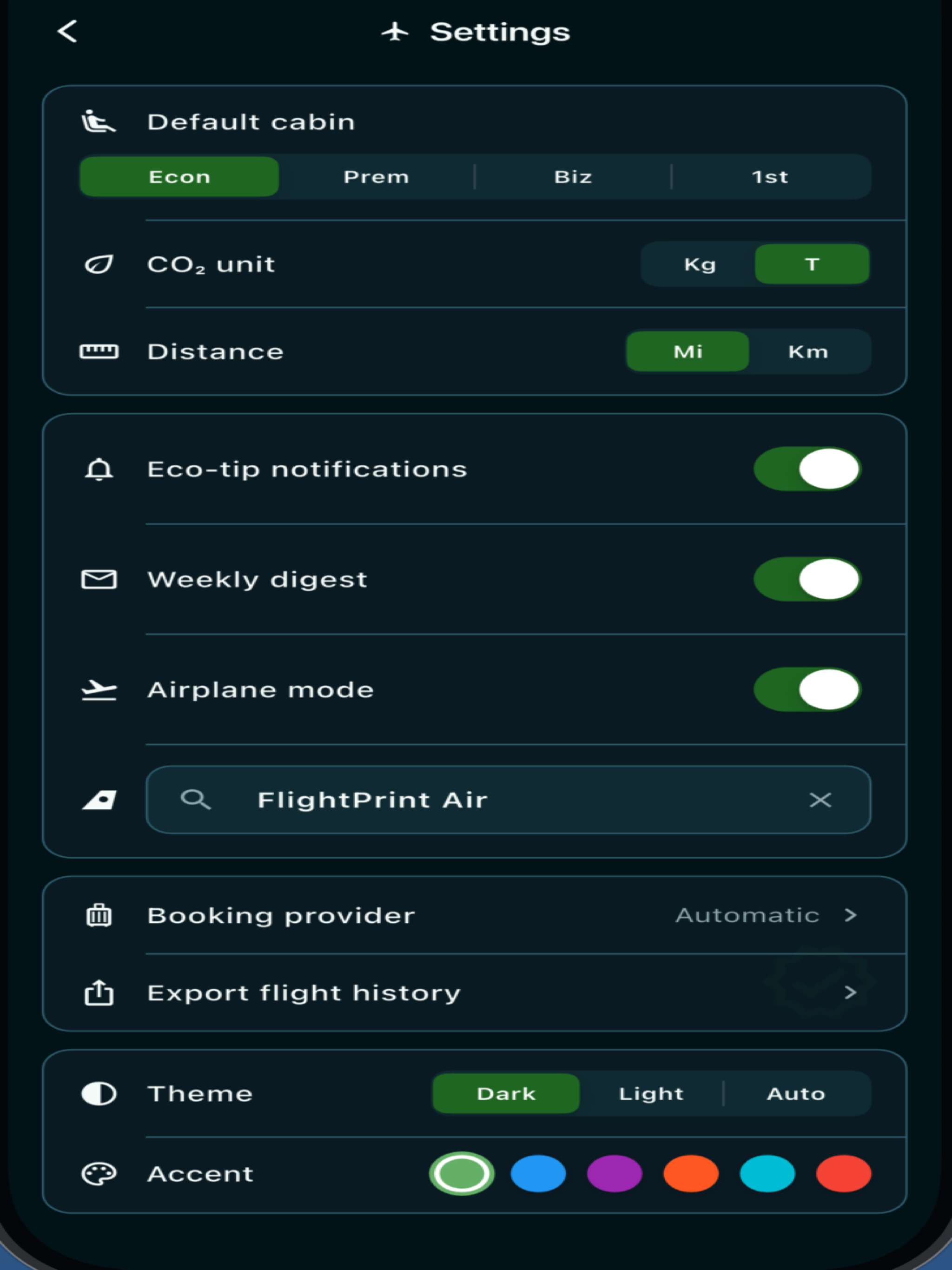 FlightPrint screenshot 16