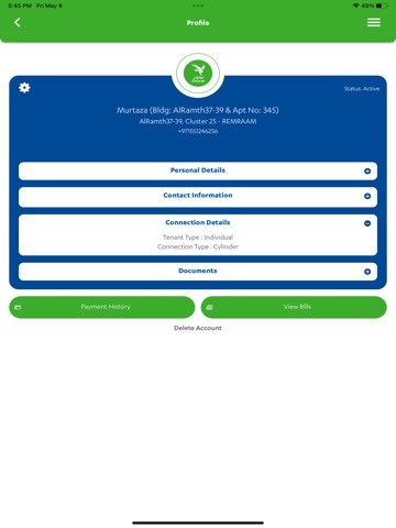 Emarat LPG Services iPad screenshot 3
