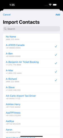 Wedding Call Tracker screenshot