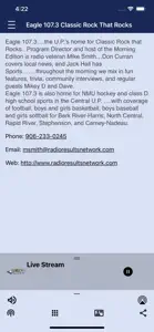 WUPF Eagle 107.3 screenshot #3 for iPhone