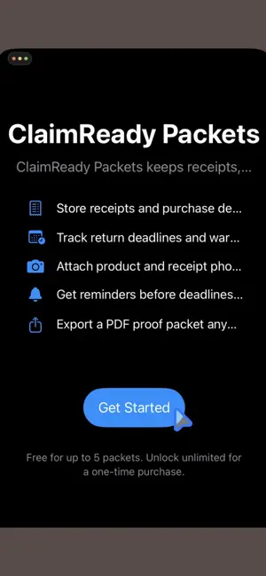 ClaimReady Packets screenshot 4