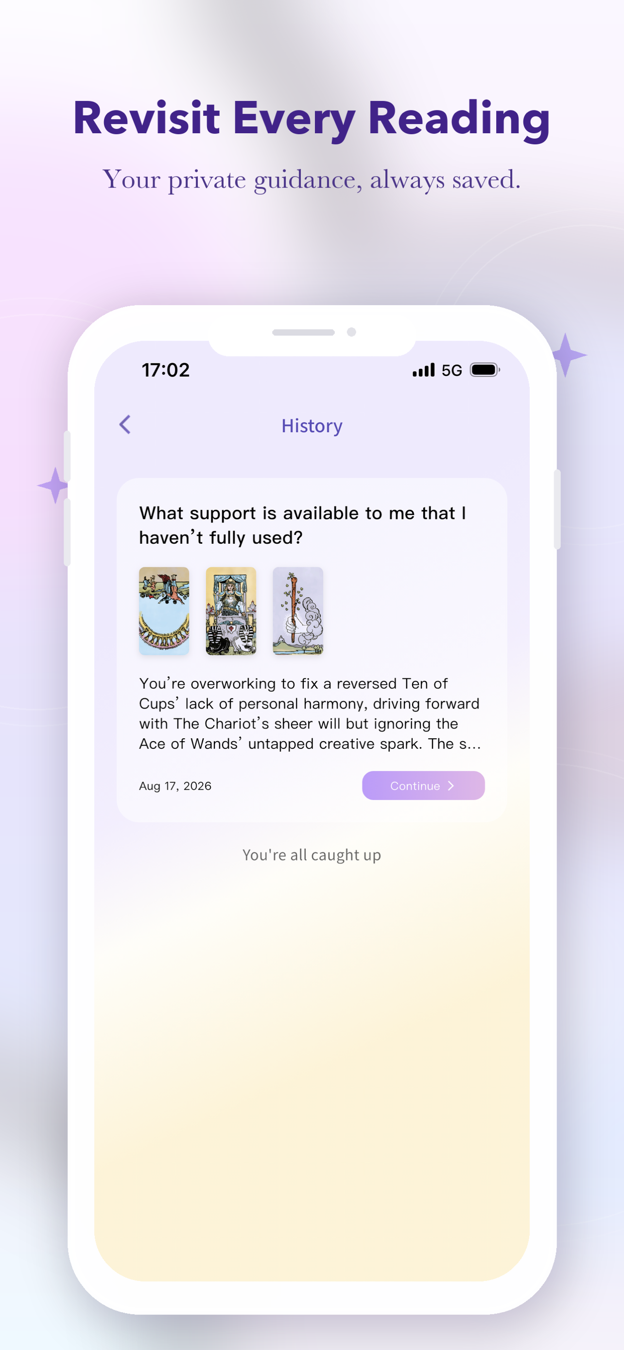 Tarot Bubble: AI Readings screenshot 4