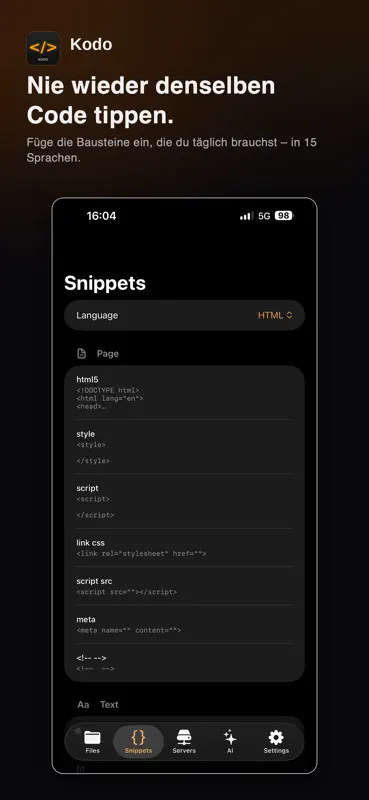 Kodo: editor código IA · IDE screenshot 5 of 8