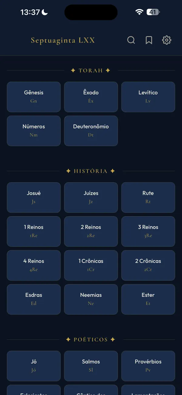 Screenshot #1 pour Septuaginta LXX em Portugues