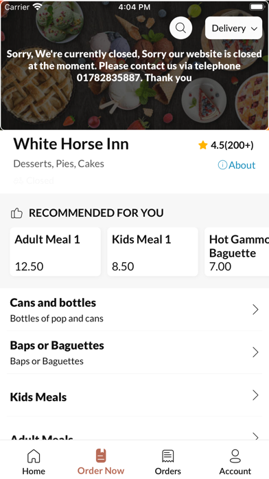White Horse Inn Screenshot