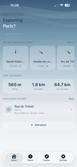 Screenshot von NuWay auf dem iPhone 1